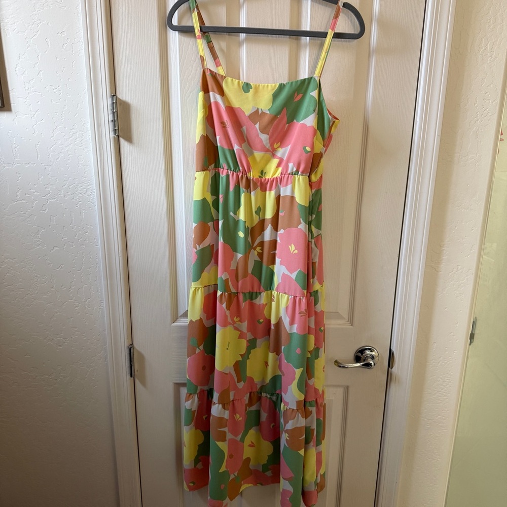 Social Standard by Sanctuary | Colorful Flora Maxi Dress | Women’s Large